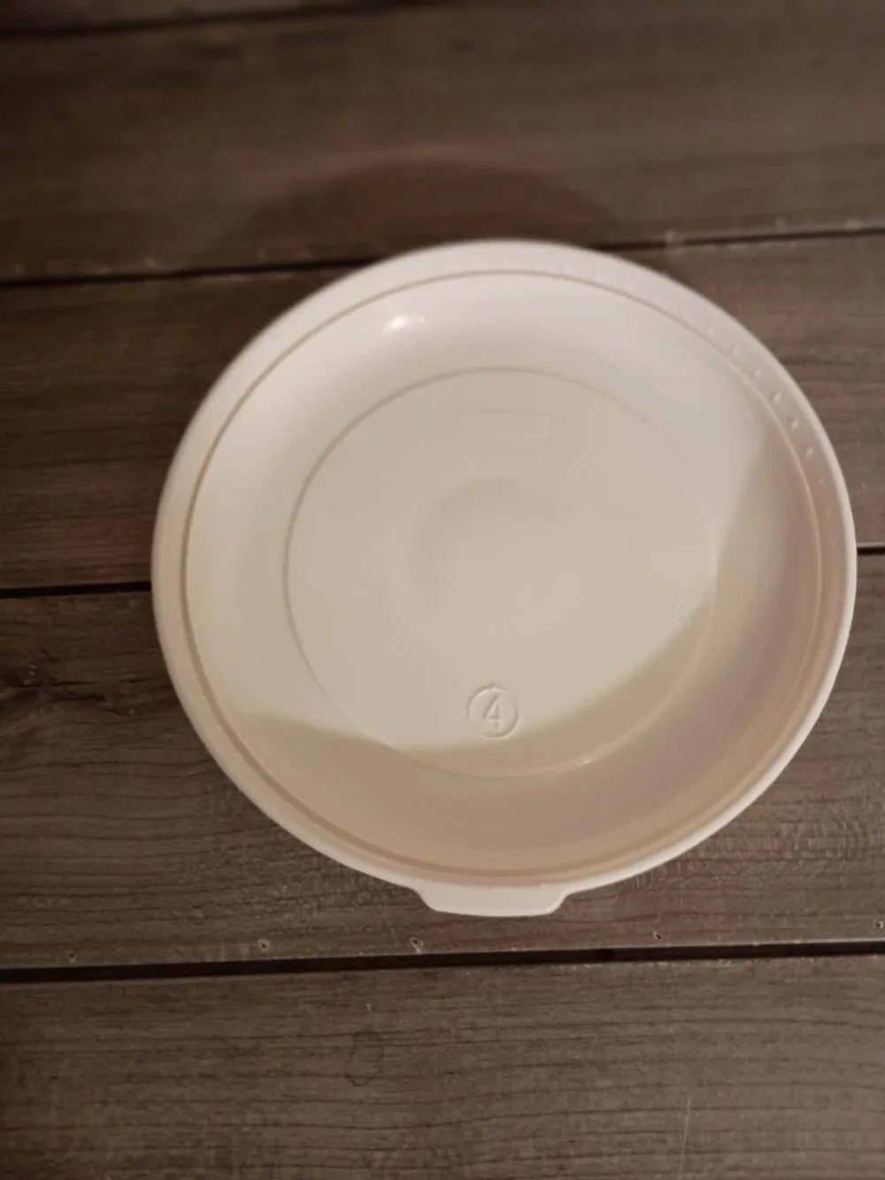Vintage Rubbermaid Serving Saver 0435 2.4Qt #4 Storage Container 0031 White Lid